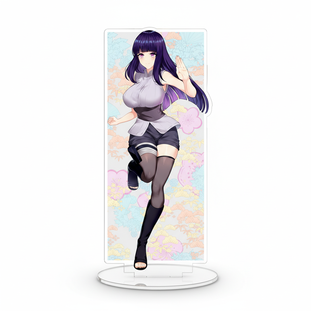 Акрилова фігурка Хюґа Хіната Hinata Hyuga Наруто Naruto 150 x 50 мм — превʼю 3