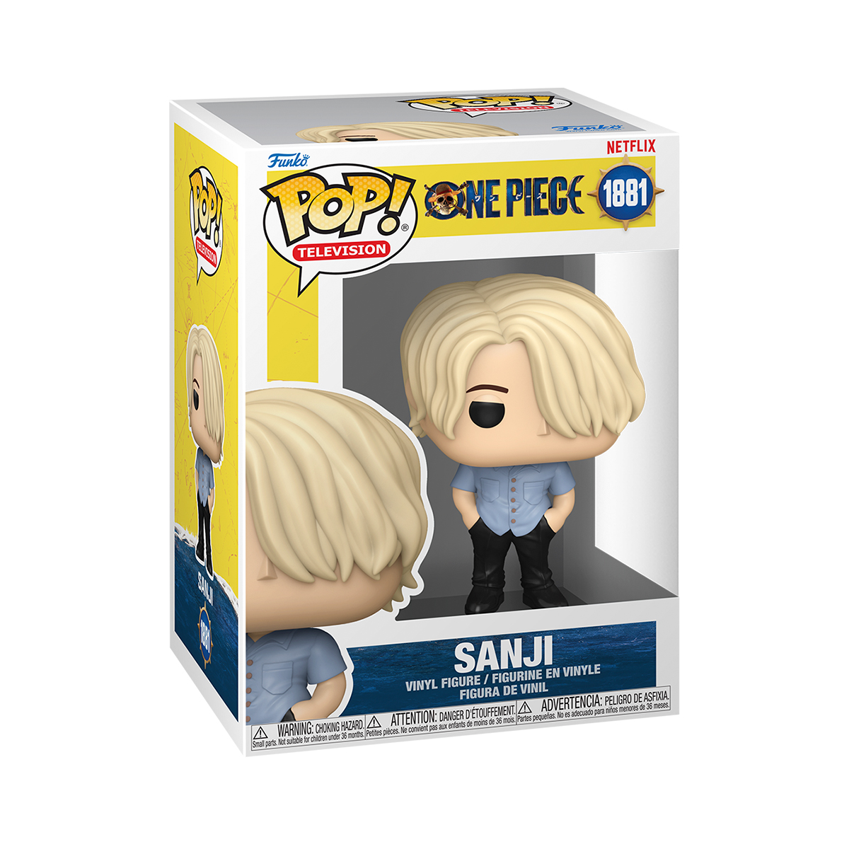 Колекційна ігрова фігурка Funko POP - One Piece - Sanji - Аніме Аніме — превʼю 4