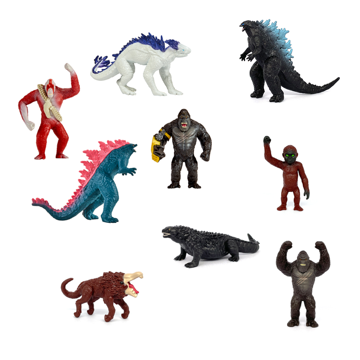 Фігурка Godzilla x Kong Мінімонстри 9 персонажів — превʼю 6