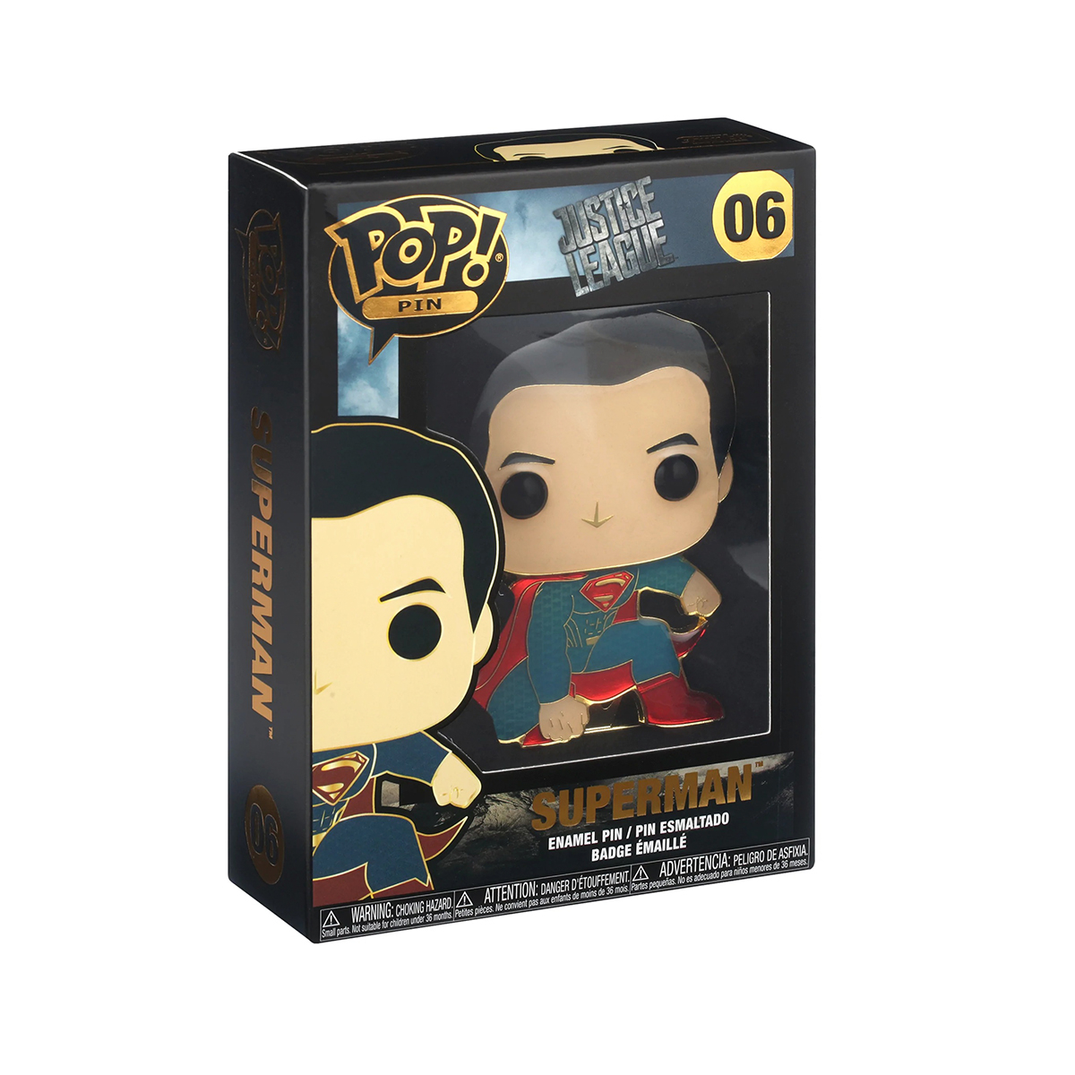 Пін колекційний Funko Pop DC Comics Superman - Супермен Багатоколірний — превʼю 10