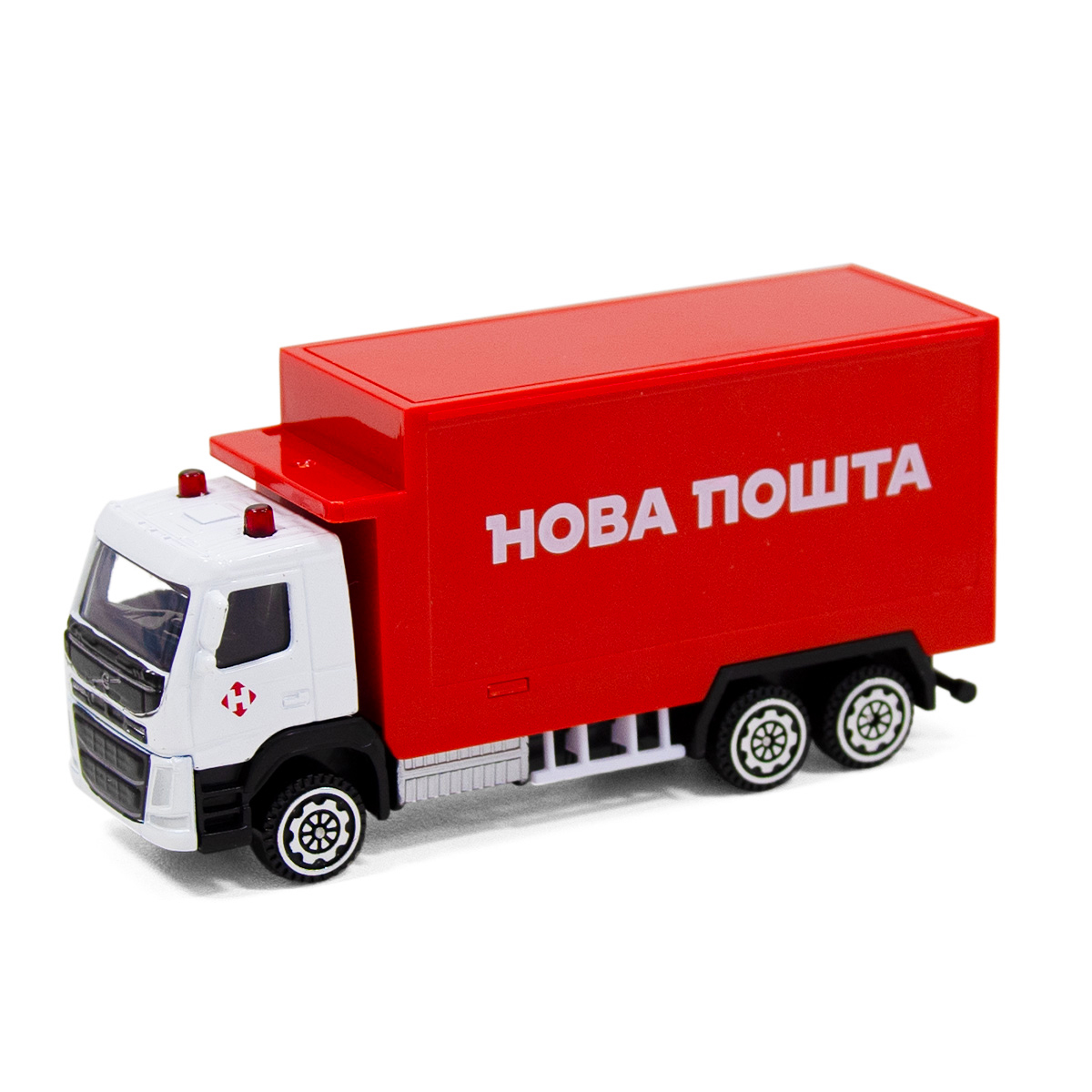 Автомодель Volvo Нова пошта металева 11 см — превʼю 1