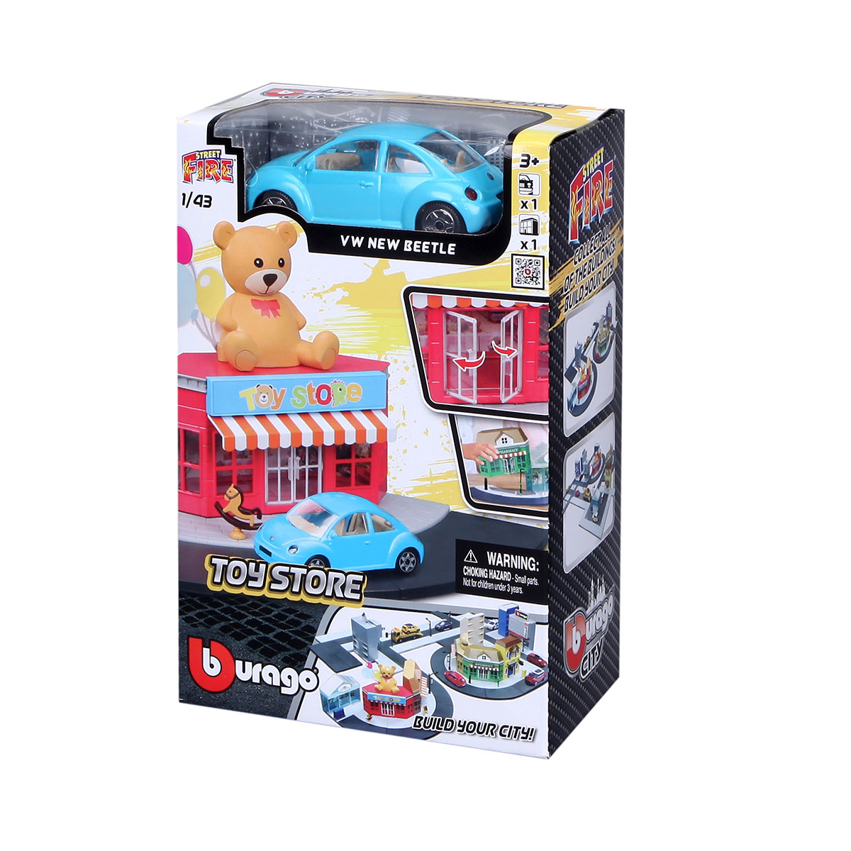 Ігровий набір Магазин іграшок Bburago City з машинкою Volkswagen 1:43 — превʼю 6