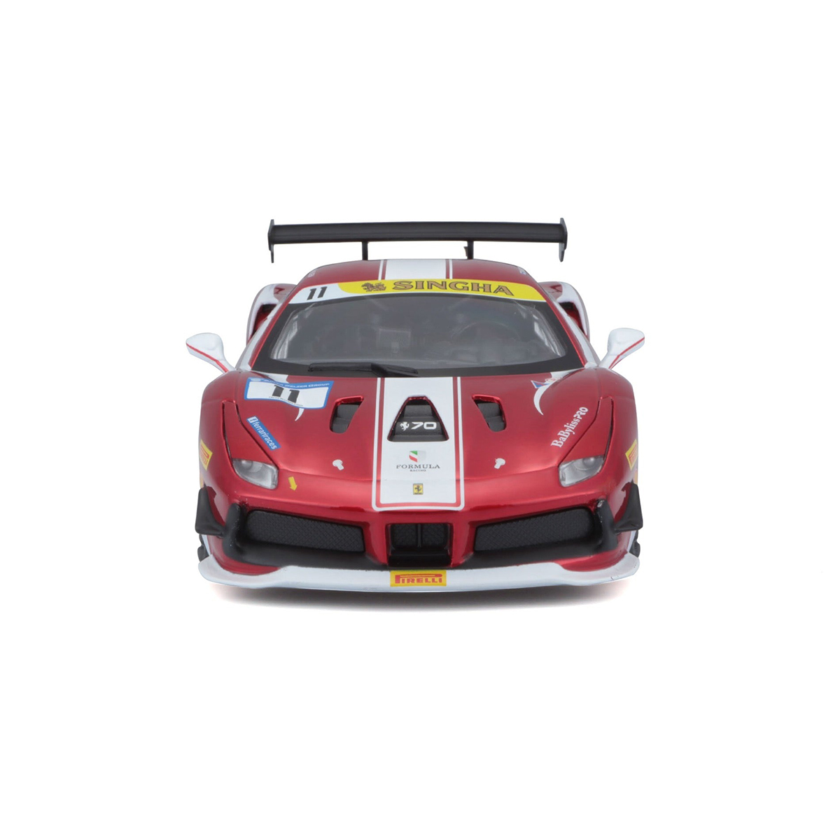 Автомодель Ferrari 488 Challenge Bburago 1:24 Червона — превʼю 21