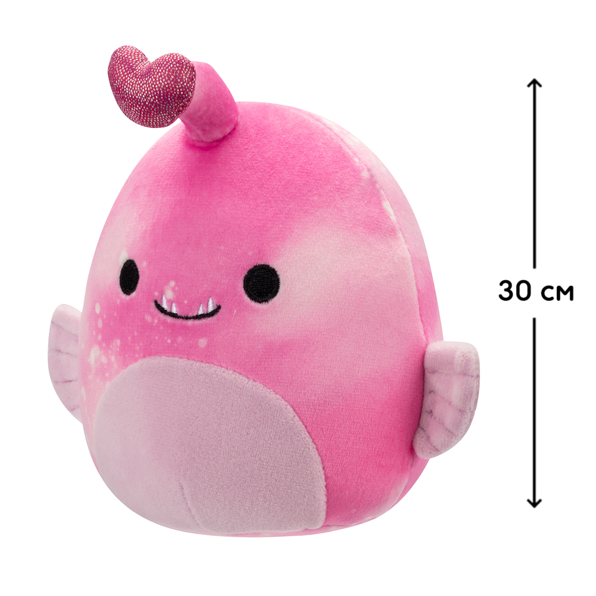 М'яка іграшка Squishmallows – Риба-вудильник Сі (Si the Anglerfish) – 30 cm — превʼю 6