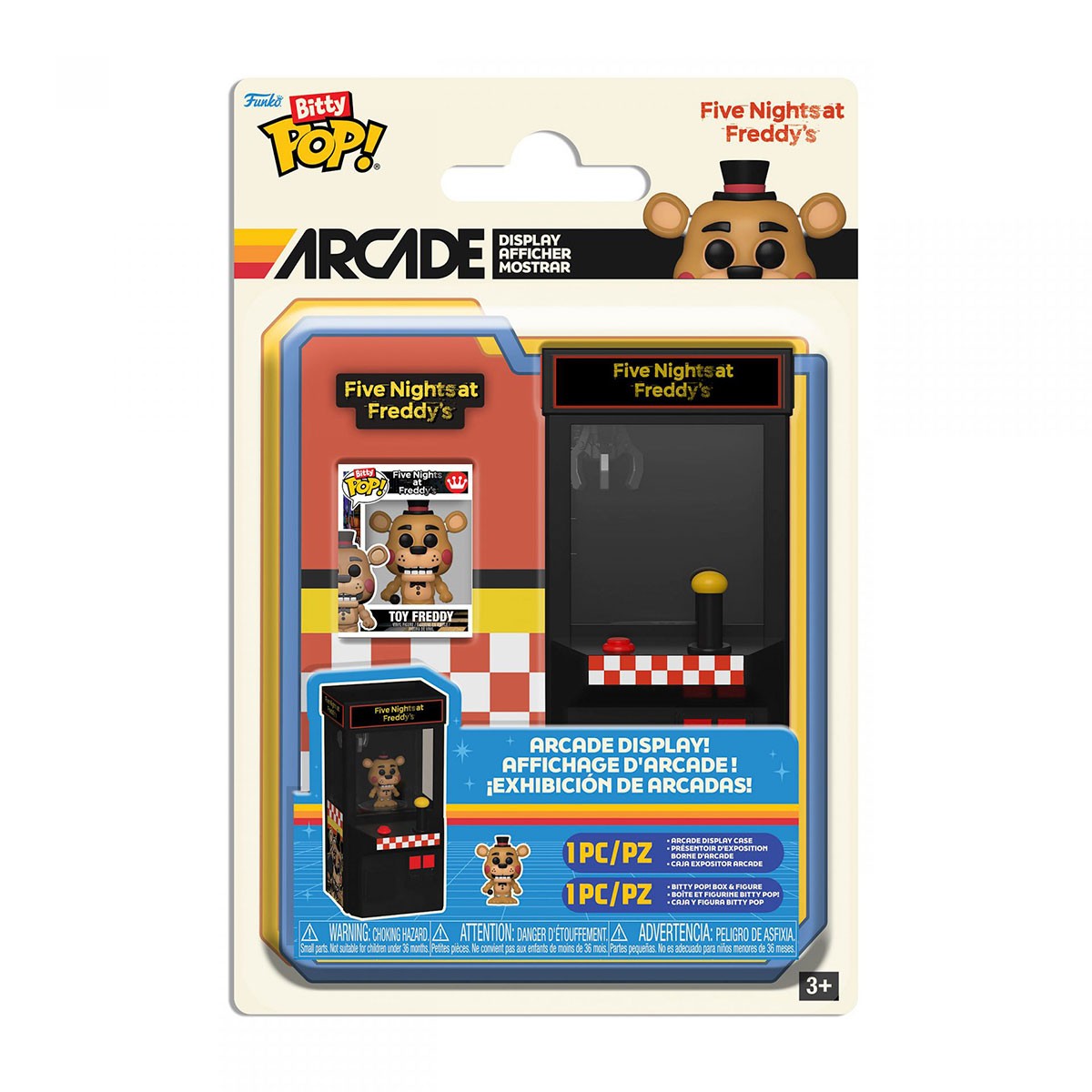 Ігровий набір Bitty POP Arcade 5 ночей у Фредді Фредді міні-фігурка 8,9 см — превʼю 5