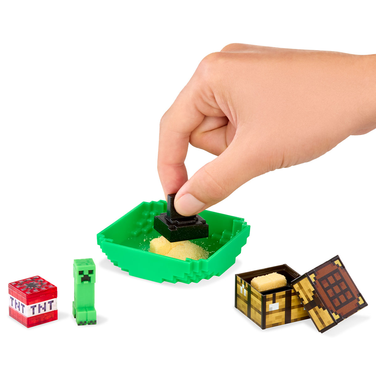 Ігровий набір Miniverse Mini Minecraft колекційний з аксесуарами Різнокольоровий — превʼю 16