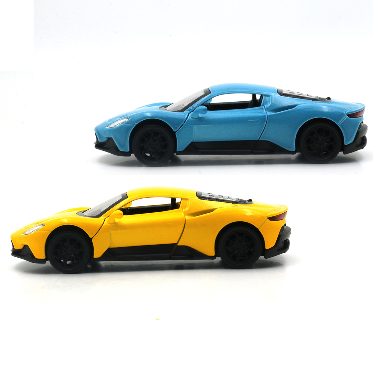 Автомодель Techno Drive Maserati MC20 металева 1:41 синя — превʼю 9