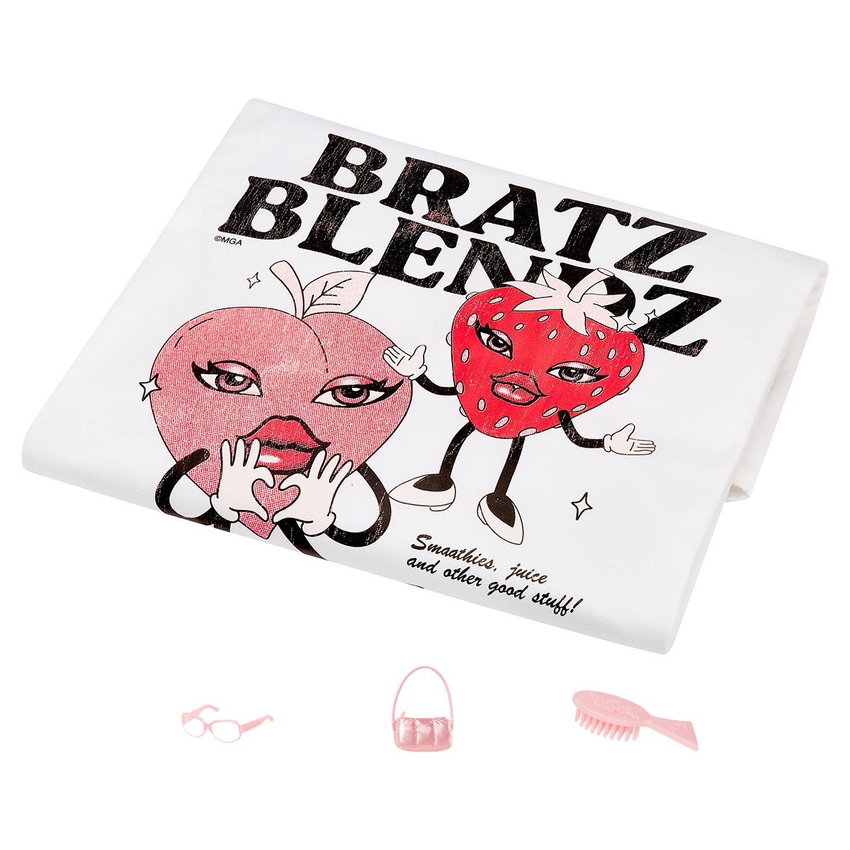 Лялька Bratz Stylin' Хлоя з футболкою для дівчинки 25 см — превʼю 8