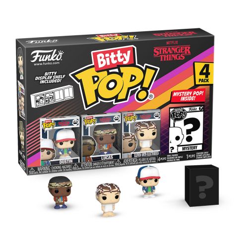 Набір ігрових фігурок Funko Bitty Pop Дивні дива Дастін 4 шт різнобарвні — превʼю 2