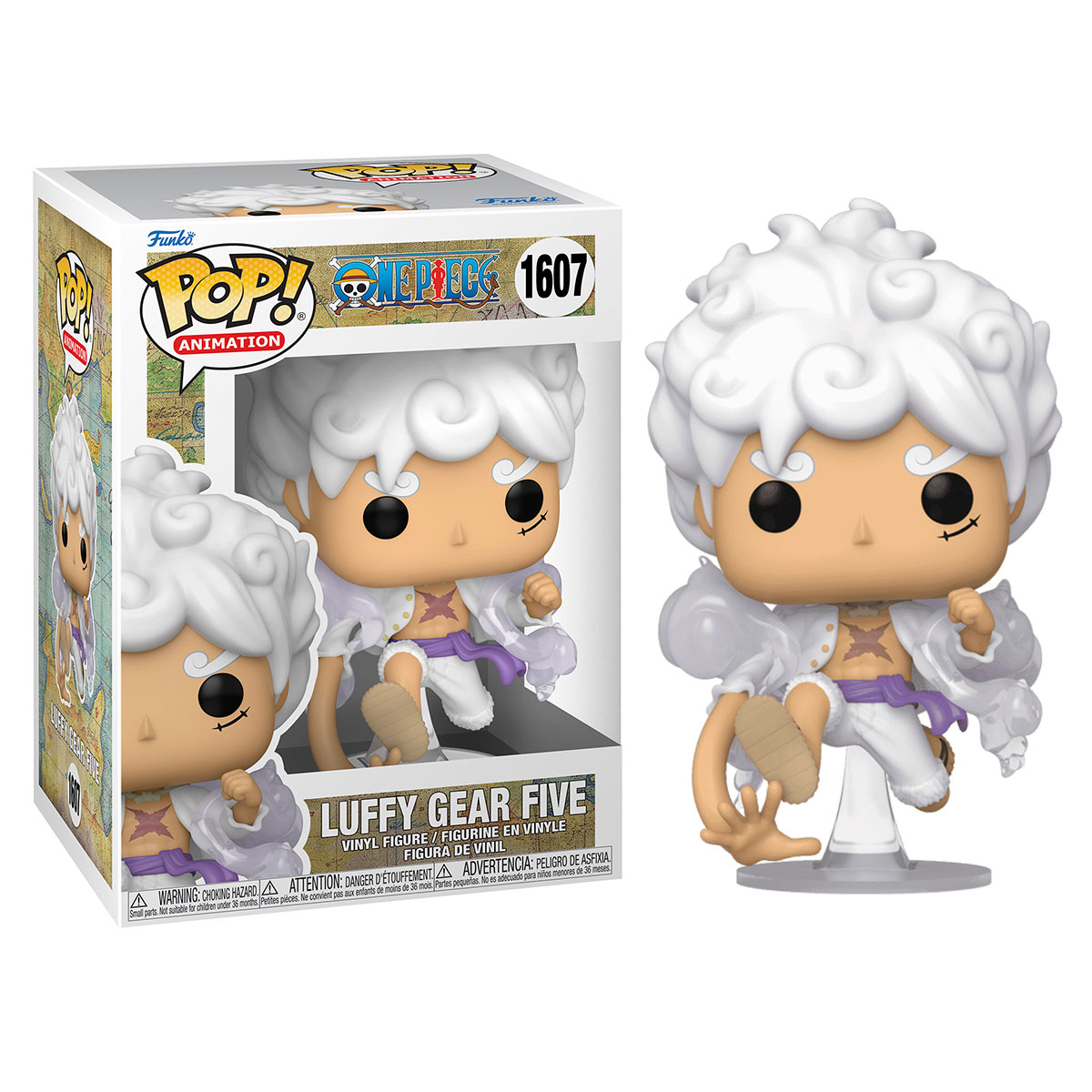 Колекційна фігурка One Piece Luffy - Funko POP аніме персонаж Білий — превʼю 7