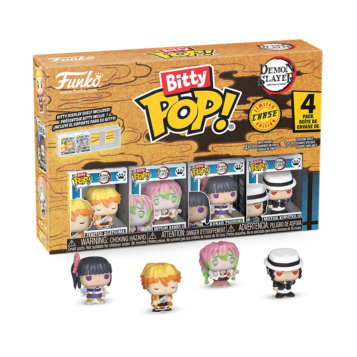 Набір колекційних фігурок Вбивця демонів Demon Slayer Funko Bitty POP 4 шт — превʼю 7