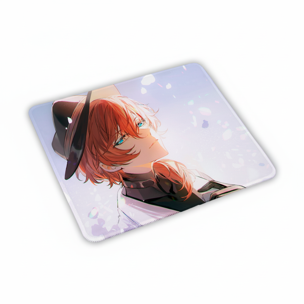Килимок для миші Бродячі пси літературні генії Bungou Stray Dogs Чуя Накахара 22*18 см 9731536-05-012 — превʼю 2