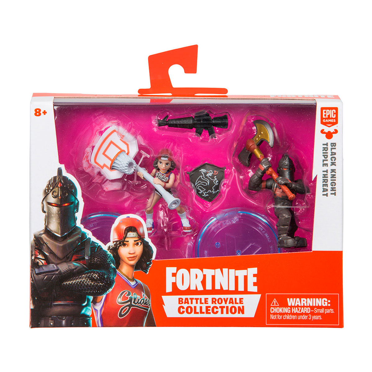 Набір ігрових фігурок Fortnite Баскетбольна Душа та Чорний Лицар 2 шт — превʼю 5