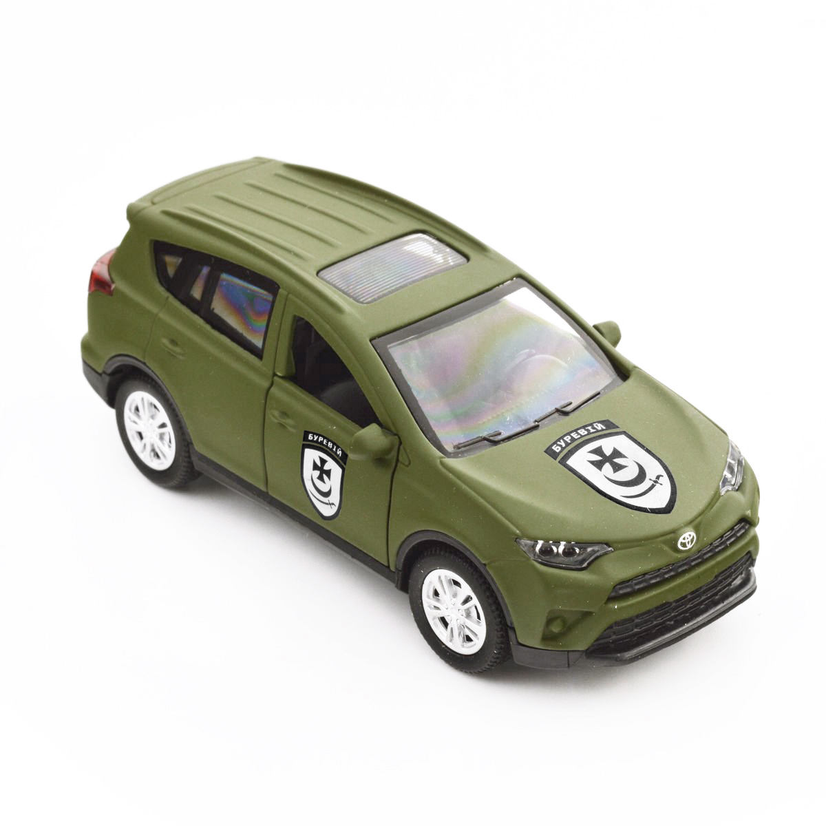 Автомодель Toyota RAV4 Буревій TechnoDrive 1:40 Шеврони Героїв металева — превʼю 30