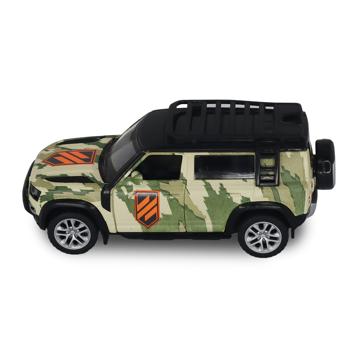 Автомодель TechnoDrive Land Rover Defender 110 3 ОШБр серії Шеврони Героїв 1:43 — превʼю 23