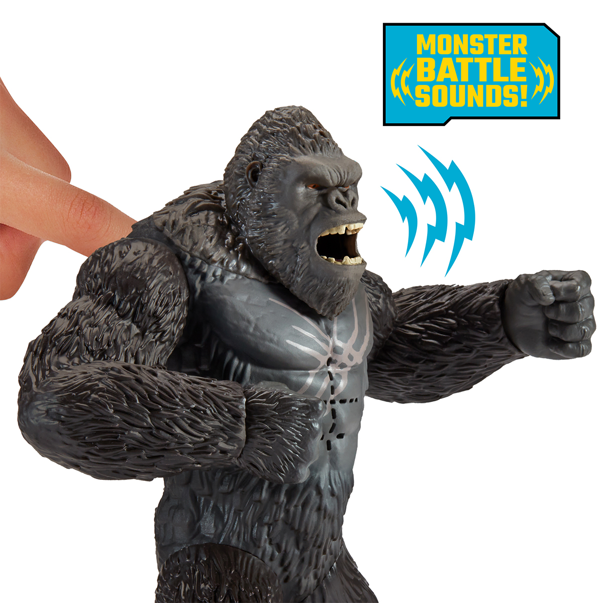 Фігурка Godzilla x Kong Конг з рухливими частинами тіла зі звуком — превʼю 10