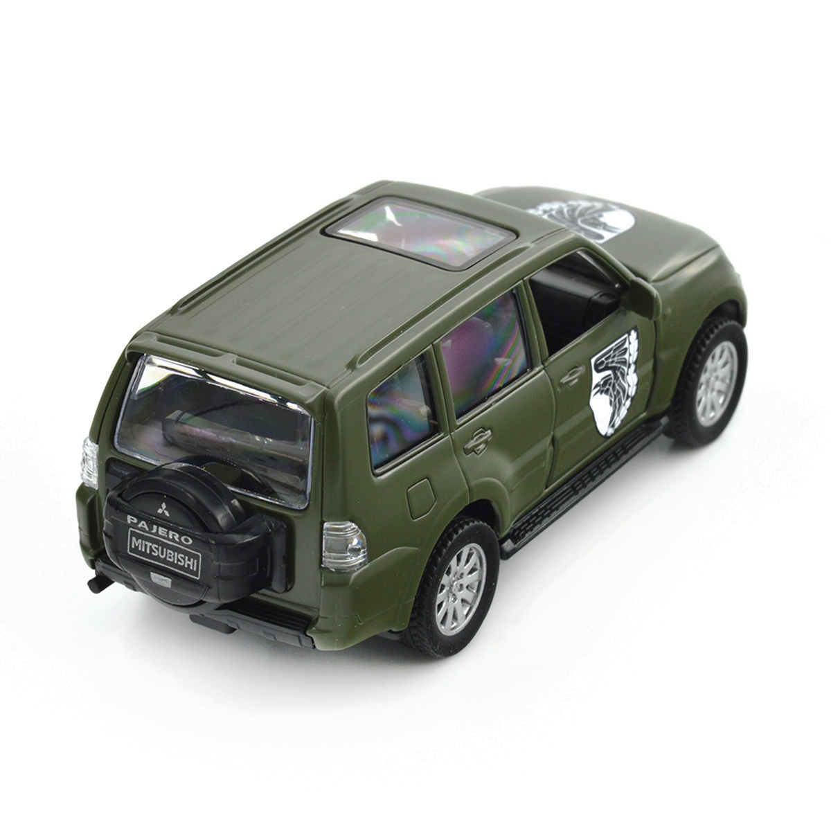 Колекційна автомодель TechnoDrive Mitsubishi Pajero 93 ОМБр Шеврони Героїв 1:42 — превʼю 28