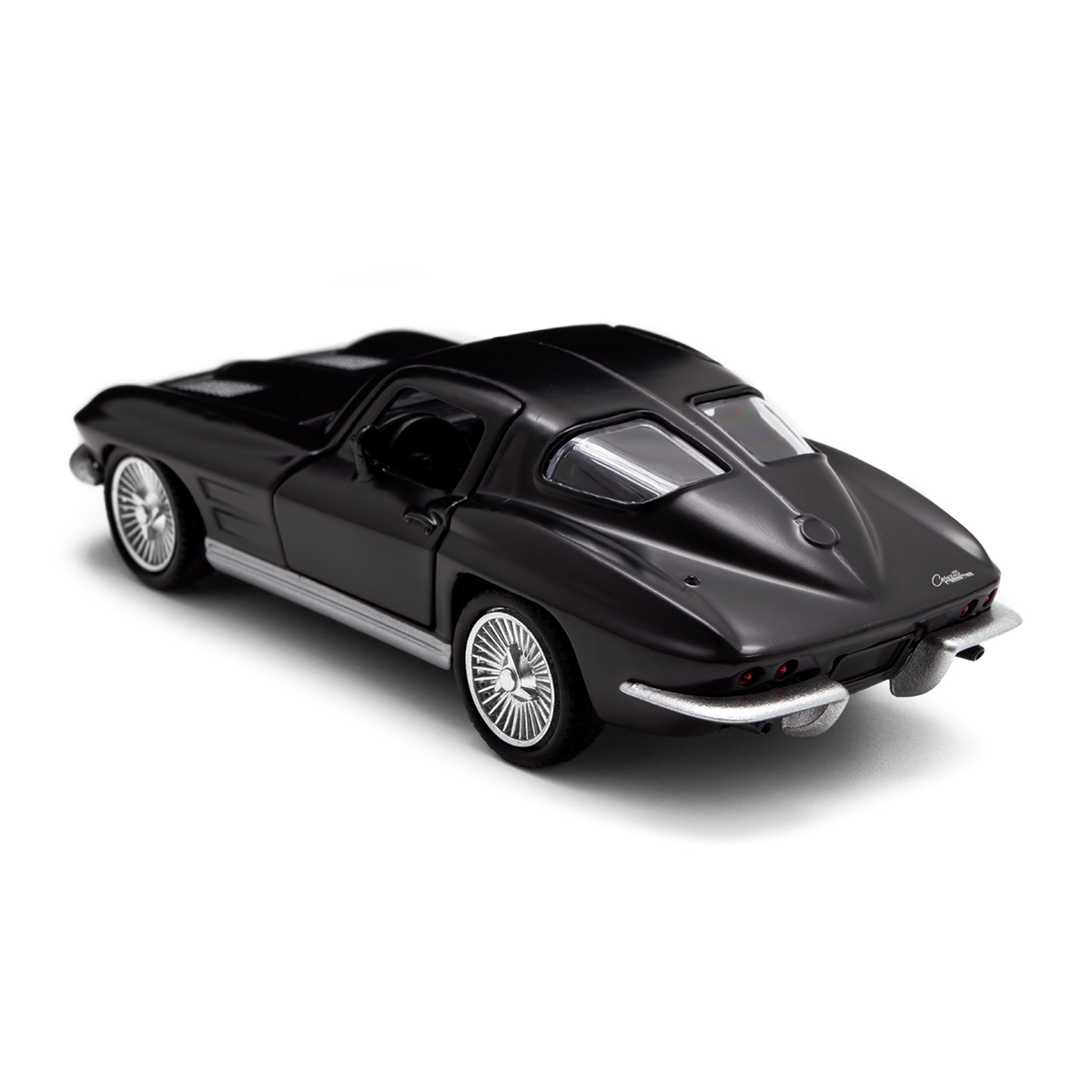 Автомодель Chevrolet Corvette Split Window 1963 металева 1:35 Матова чорна — превʼю 24