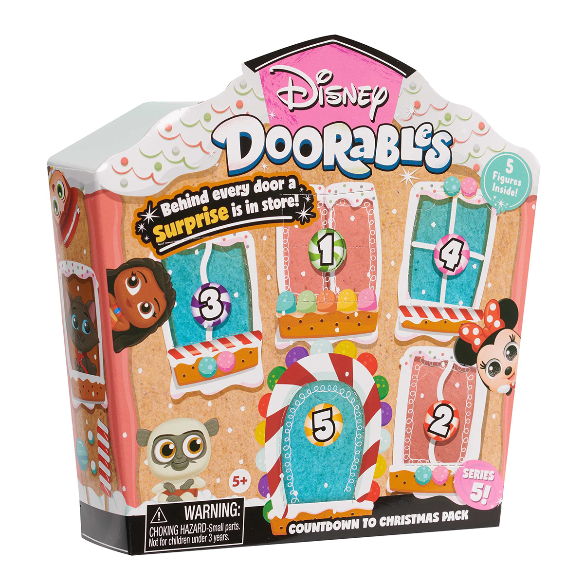Ігровий набір Disney Doorables Великий святковий будинок з фігурками 5 шт — превʼю 3