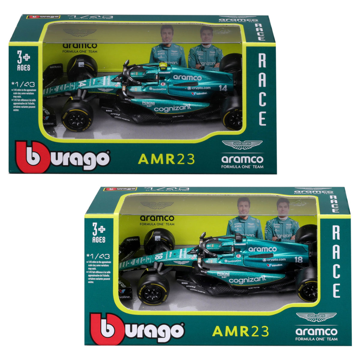 Автомодель Bburago Aston Martin AMR23 2023 1:43 — превʼю 22