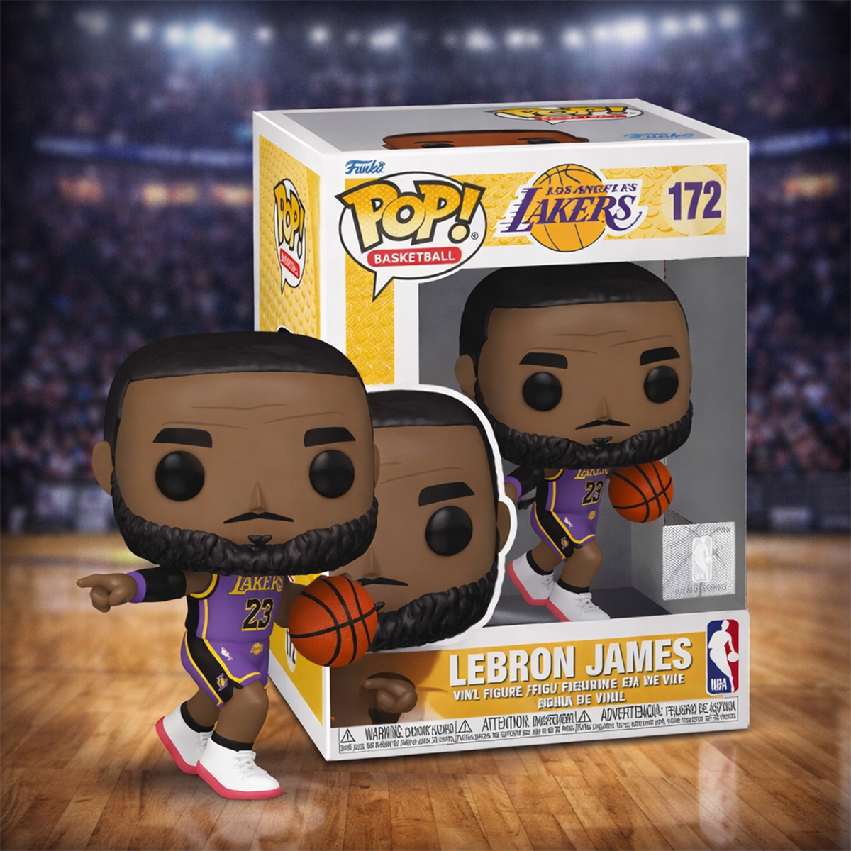 Колекційна фігурка NBA LeBron James - Funko POP ігрова спортивна Баскетболіст — превʼю 7