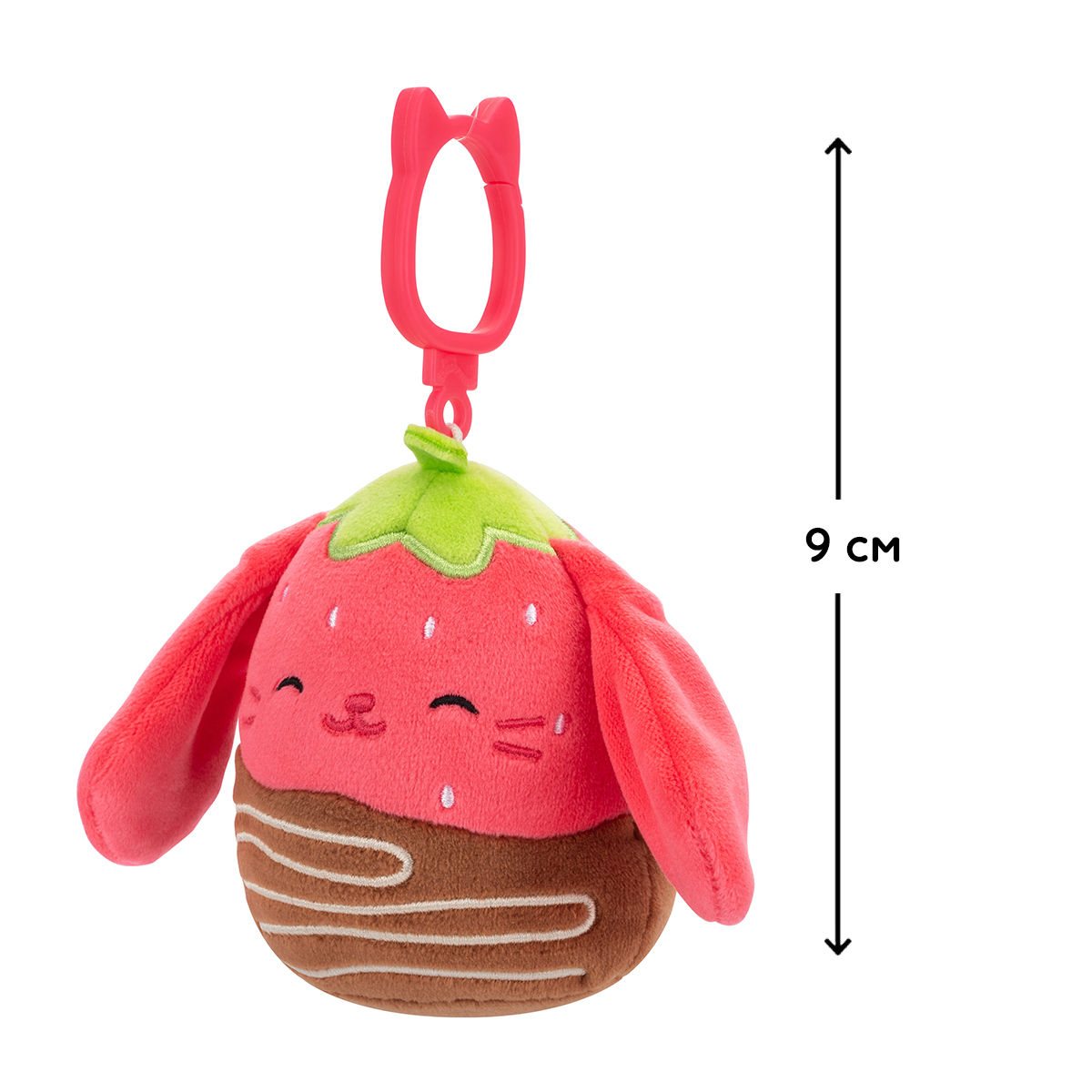 М'яка іграшка Squishmallows – Кролик Гунда (Gunda The Rabbit) – на кліпсі — превʼю 9