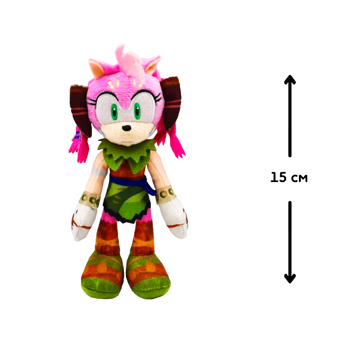 М'яка іграшка на кліпсі Sonic Prime – Емі (Amy Rose) – 10 см — превʼю 4
