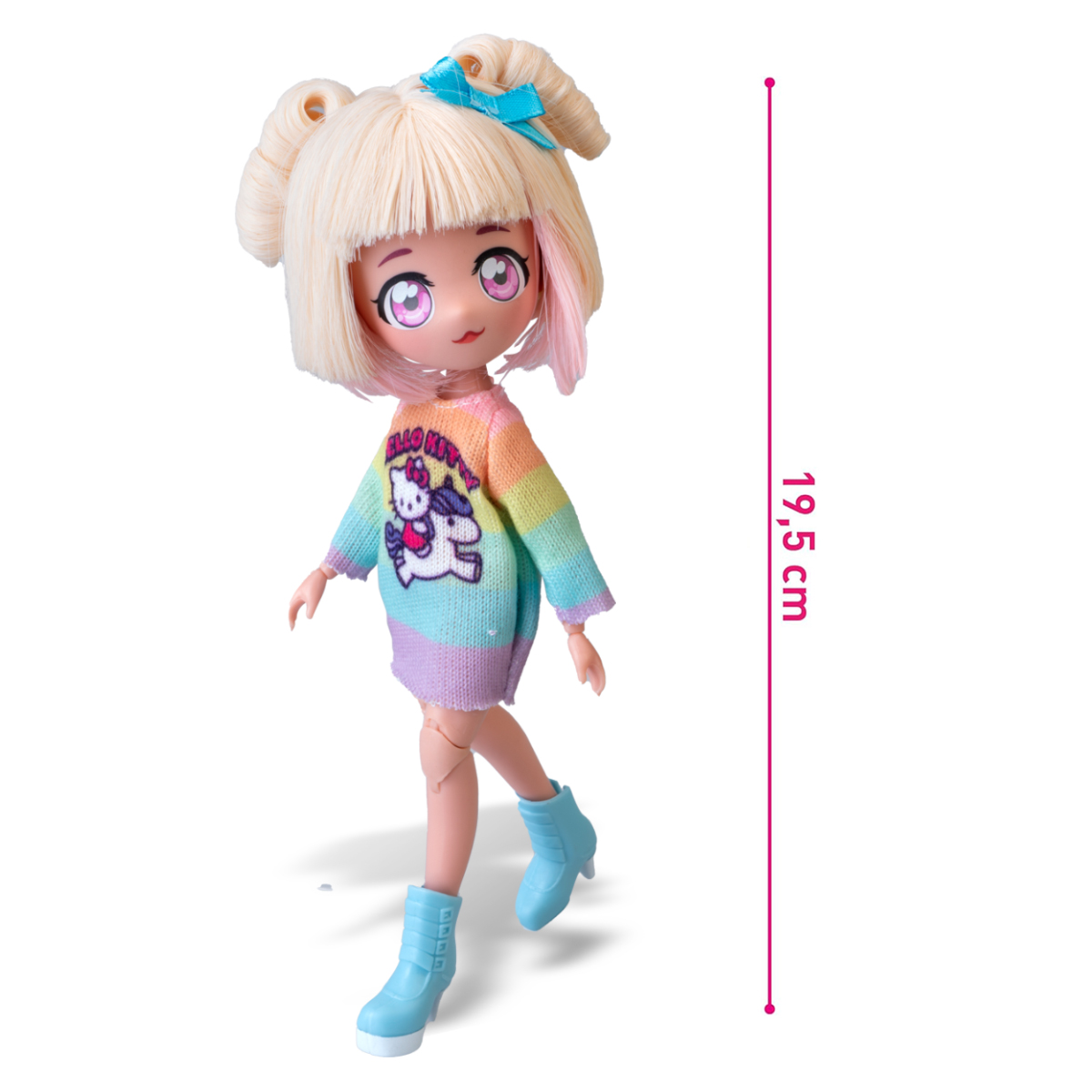 Ігровий набір лялька 4SF Manga Dolls Hello Kitty Стильна Цукерочка-єдиноріг — превʼю 8