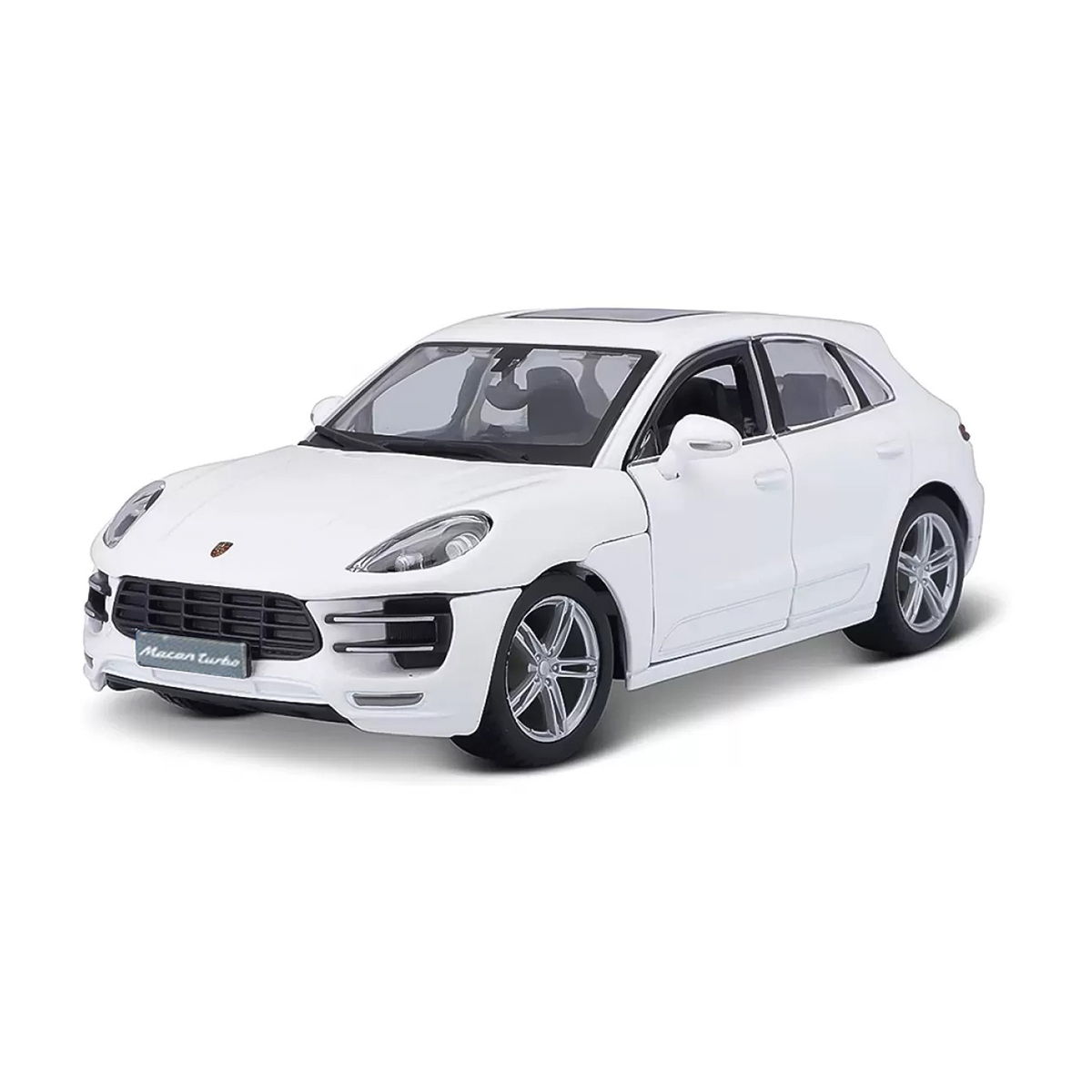 Колекційна автомодель Porsche Macan Bburago 1:24 металева з дверима, що відкриваються — превʼю 11