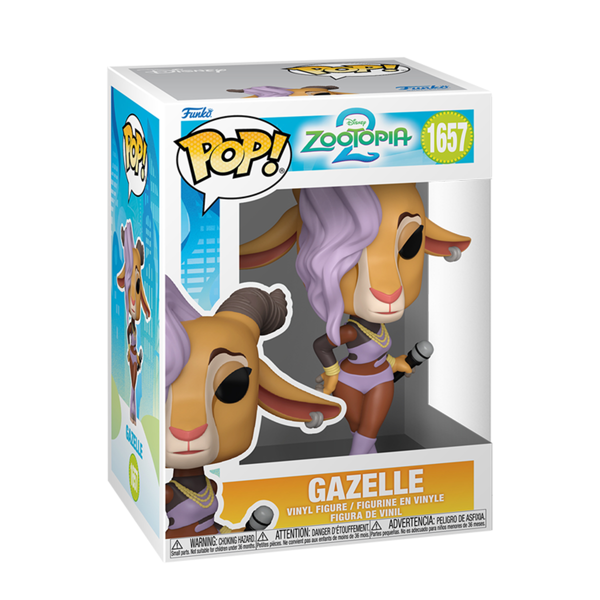 Ігрова колекційна фігурка Funko POP Зверополіс Газель Zootopia Gazelle — превʼю 3