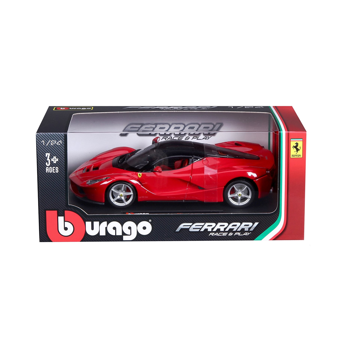 Автомодель Bburago Laferrari 1:24 металева з гумовими шинами — превʼю 13