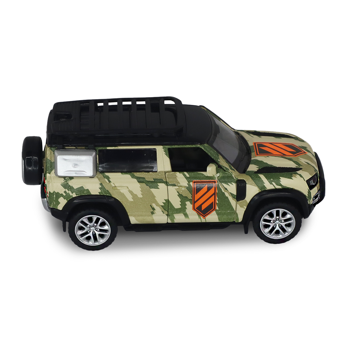 Автомодель TechnoDrive Land Rover Defender 110 3 ОШБр серії Шеврони Героїв 1:43 — превʼю 27