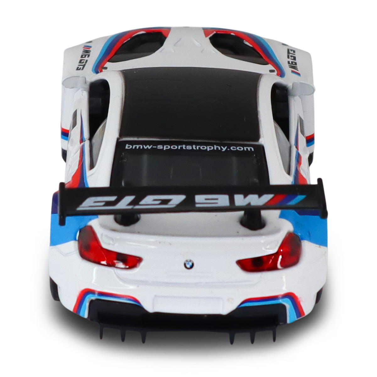 Автомодель BMW M6 GT3 Techno Drive металева 1:44 Біла — превʼю 25