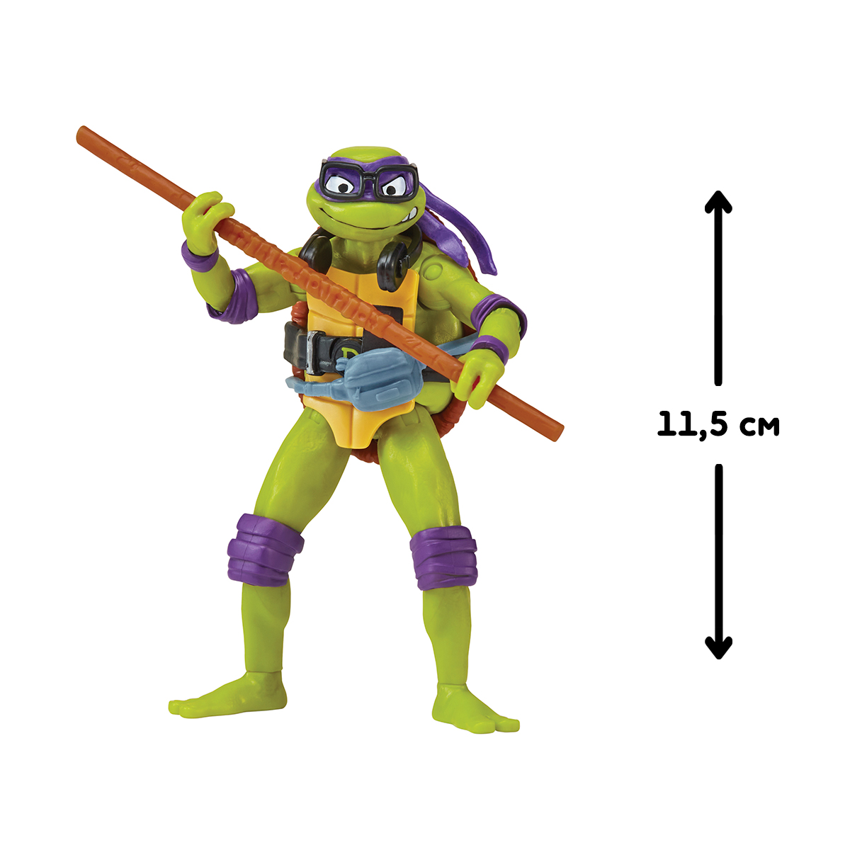 Ігрова фігурка TMNT Movie III Донателло з аксесуарами — превʼю 8