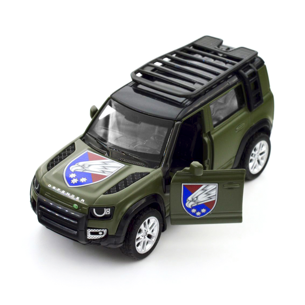 Колекційна модель Land Rover Defender 110 25 ОПДБр Techno Drive 1:43 металева — превʼю 32