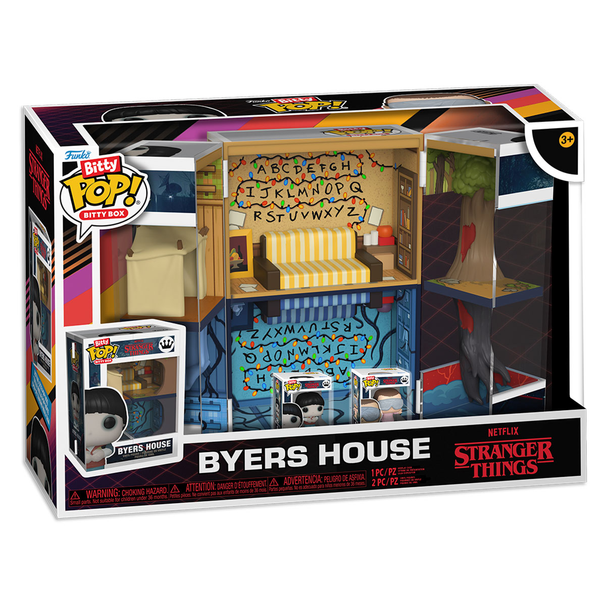 Ігровий набір Bitty POP! Boxes Дивні дива Будинок Баєрса з фігурками 15,8 см — превʼю 1