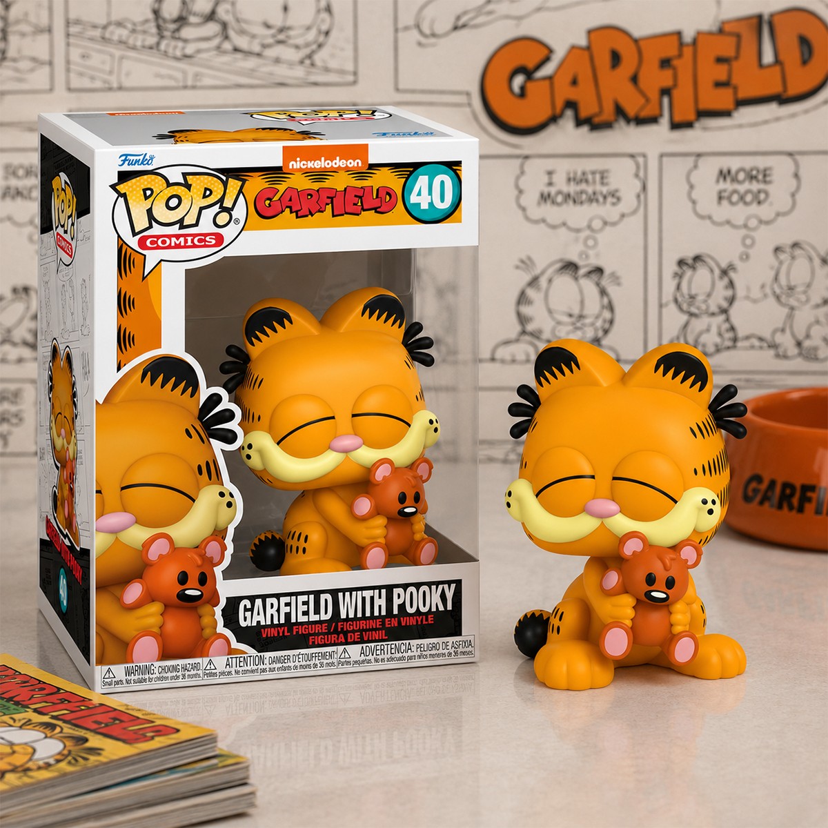 Фігурка Гарфілд з Пукі (Garfield with Pooky) — Funko Pop — Garfield — превʼю 6