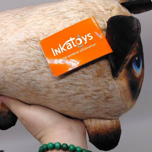 М'яка іграшка InkaToys Сіам 25 см — превʼю 3