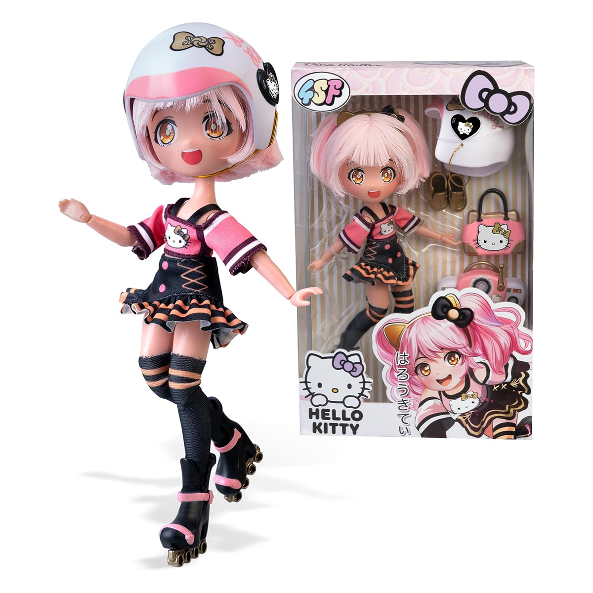 Ігровий набір лялька Hello Kitty Золота Ролер Діва 4SF Manga Dolls 19,5 см — превʼю 6