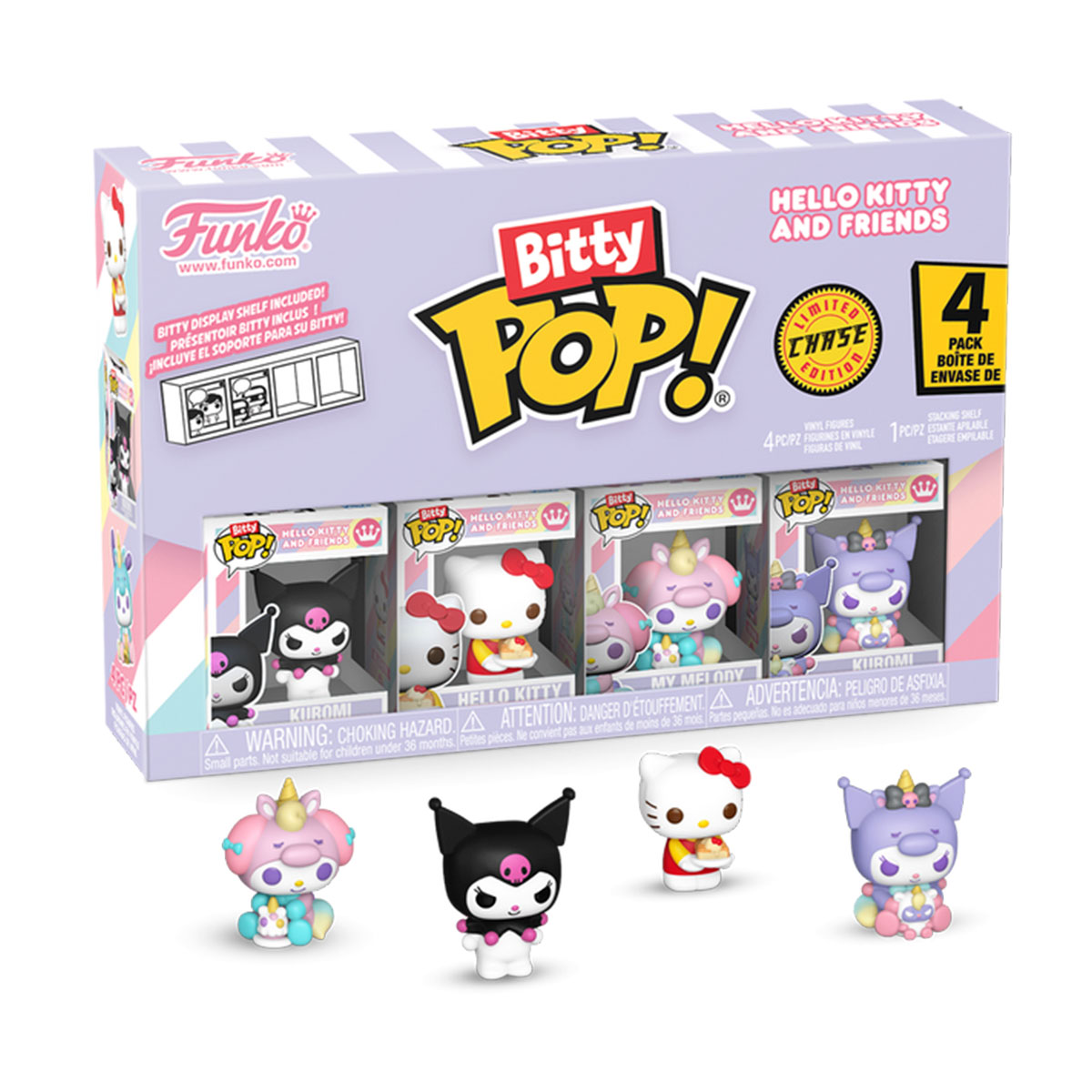 Набір фігурок Funko Bitty Pop — Санріо Куромі (Sanrio Kuromi) — 2.5 см в асортименті — превʼю 4