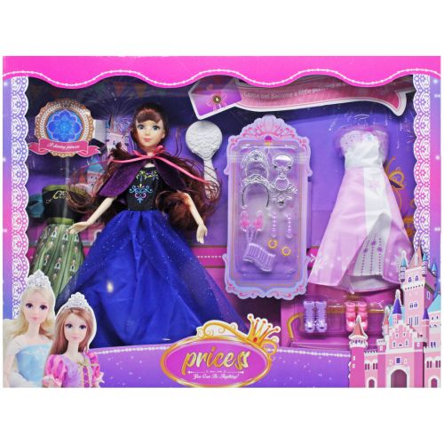 Ляльковий набір MIC Princess з аксесуарами 28 см Різнобарвний