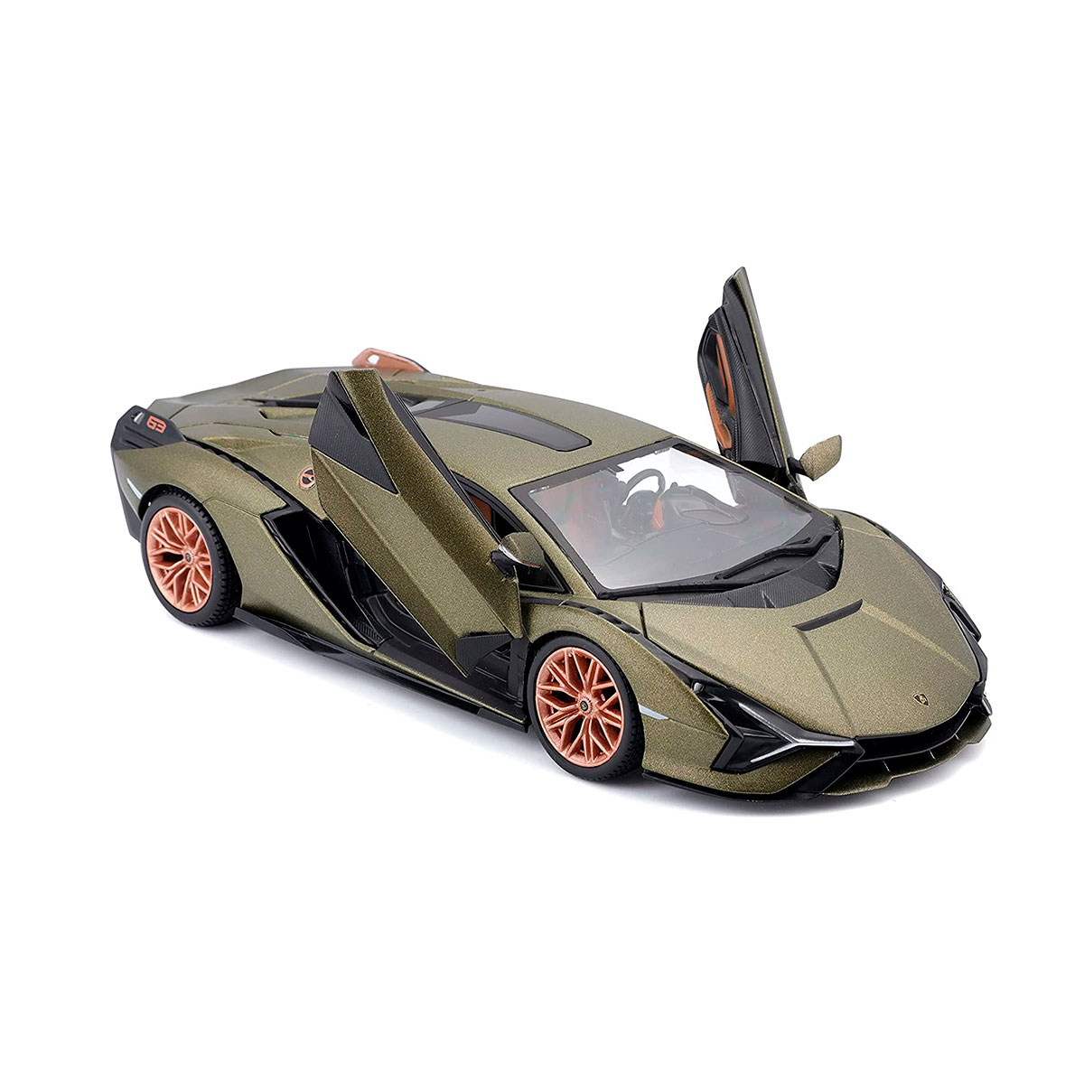 Автомодель Bburago Lamborghini Sian FKP 37 металева 1:24 — превʼю 12