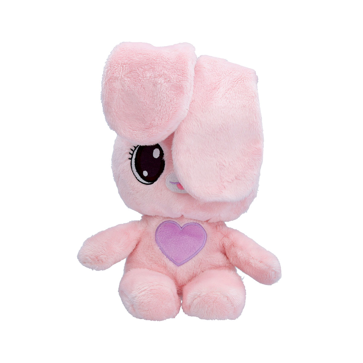 М'яка іграшка Peekapets – Рожевий кролик (Pink Rabbit) – 25 см — превʼю 8