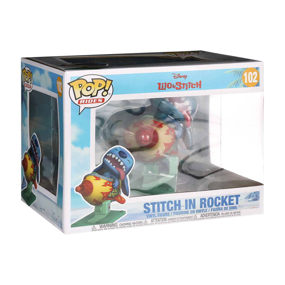 Ігрова фігурка Stitch in Rocket - Funko POP Disney - колекційна іграшка Синій — превʼю 12