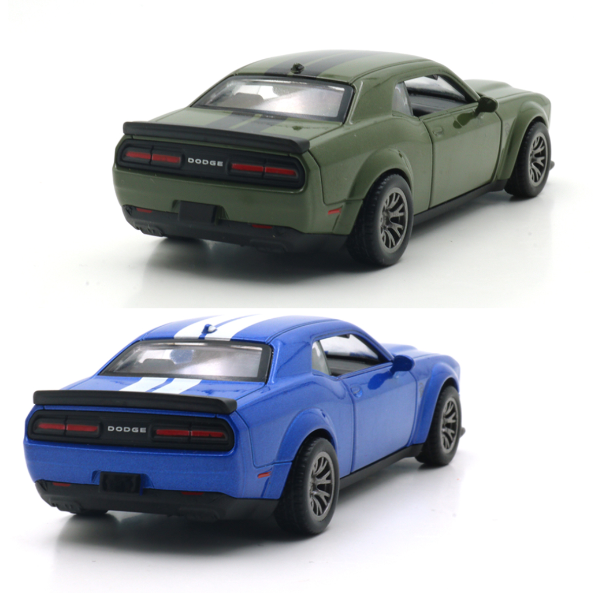 Автомодель Dodge Challenger SRT Jailbreak 2022 Techno Drive 1:44 Металева Синя — превʼю 10