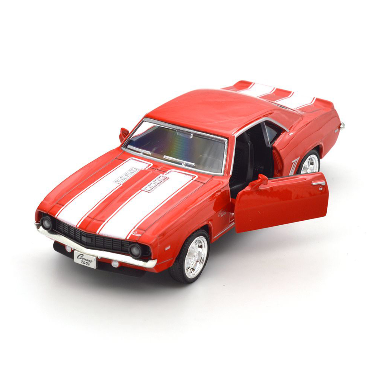 Автомодель Chevrolet Camaro 1969 Techno Drive 1:32 металева Червона — превʼю 20