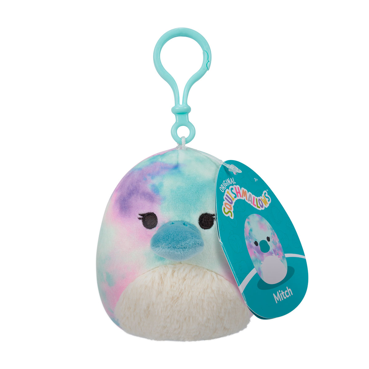 М'яка іграшка на кліпсі Squishmallows — Качкодзьоб Бріндал (Brindal) — 9 см — превʼю 14