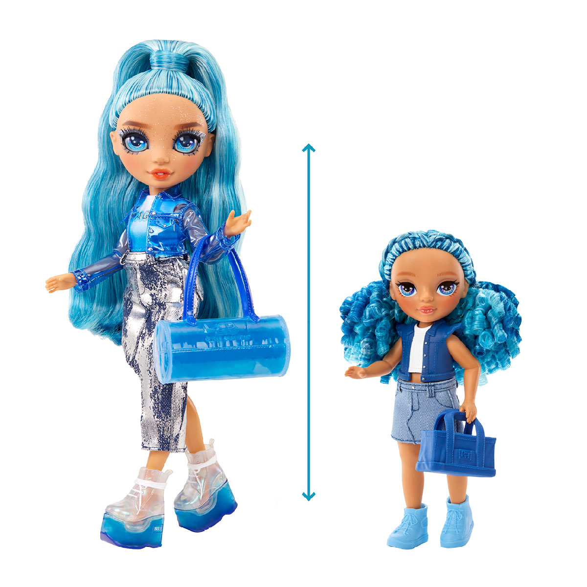 Ігровий набір лялька Rainbow High Littles Сапфіра з улюбленцем 15 cm Синій — превʼю 16