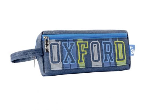 Пенал мʼякий Yes Oxford 20х9,5х5 см синій