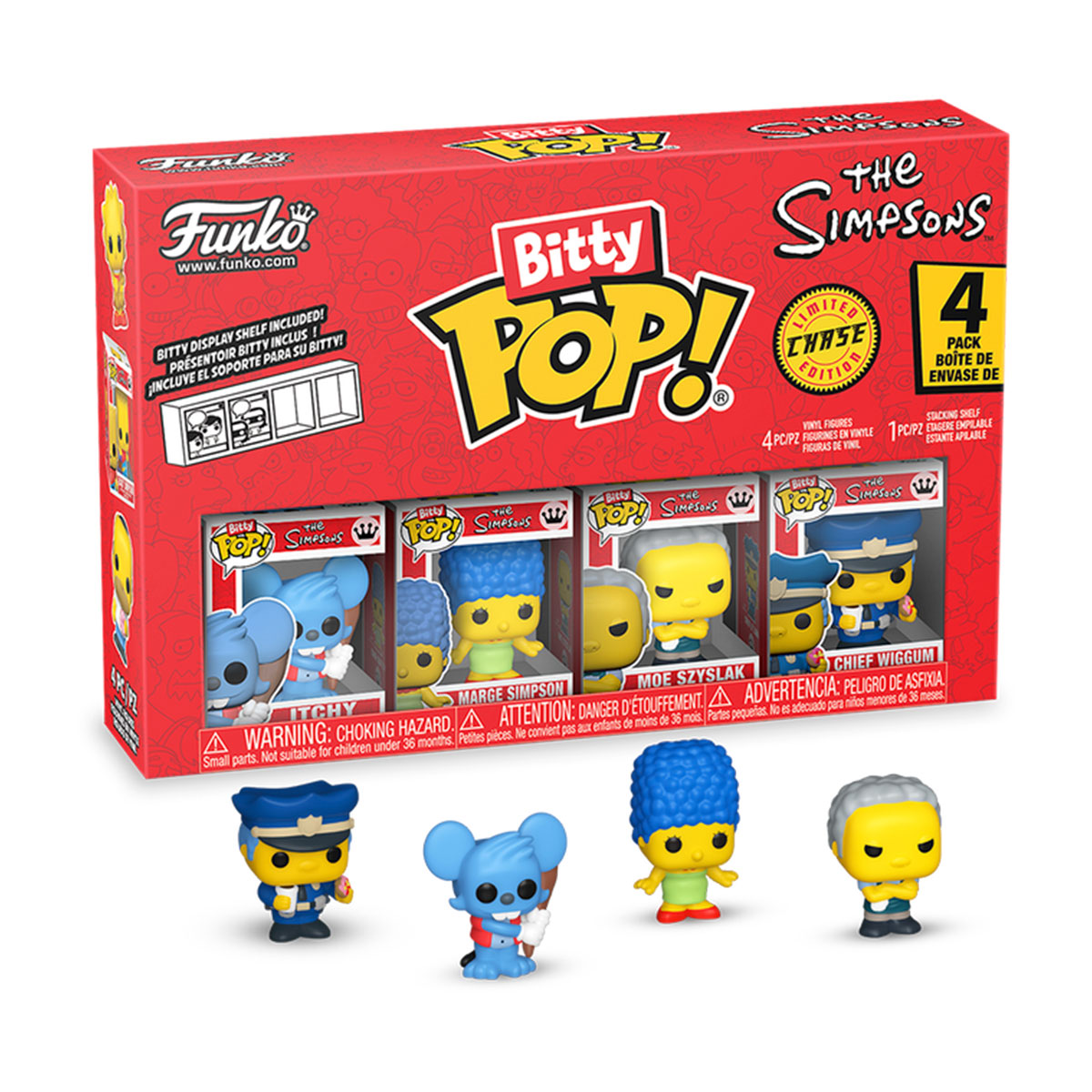 Фігурка Funko Bitty Pop — Чух (Itchy) — 2.5 см в асортименті — превʼю 4